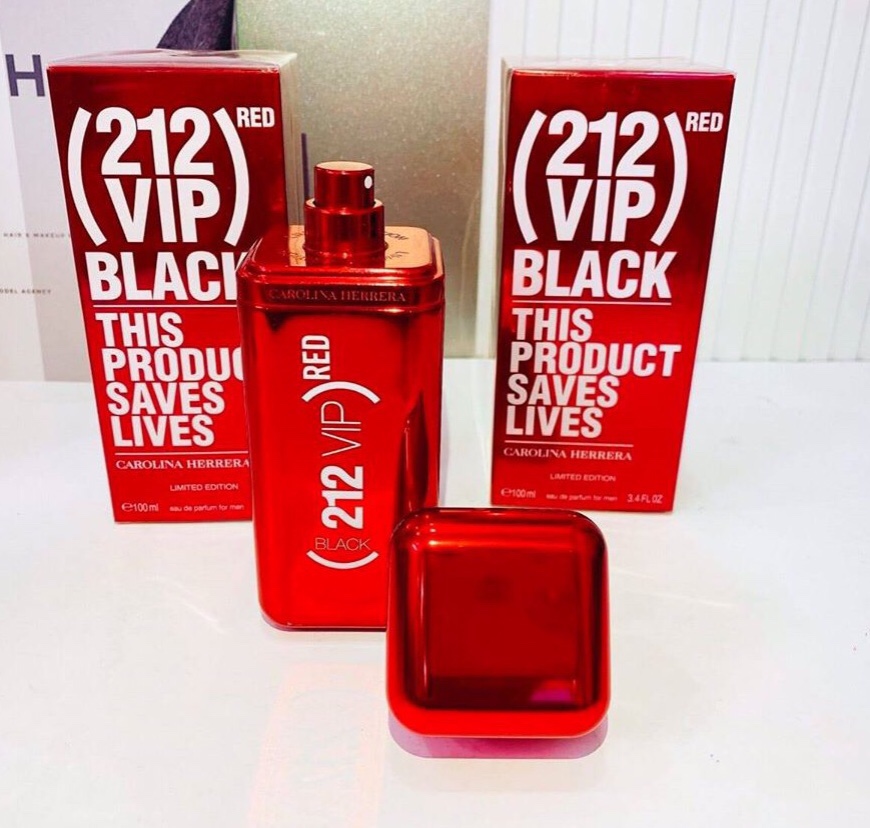 212 VIP Red Black This Product Saves Lives Limited Edition